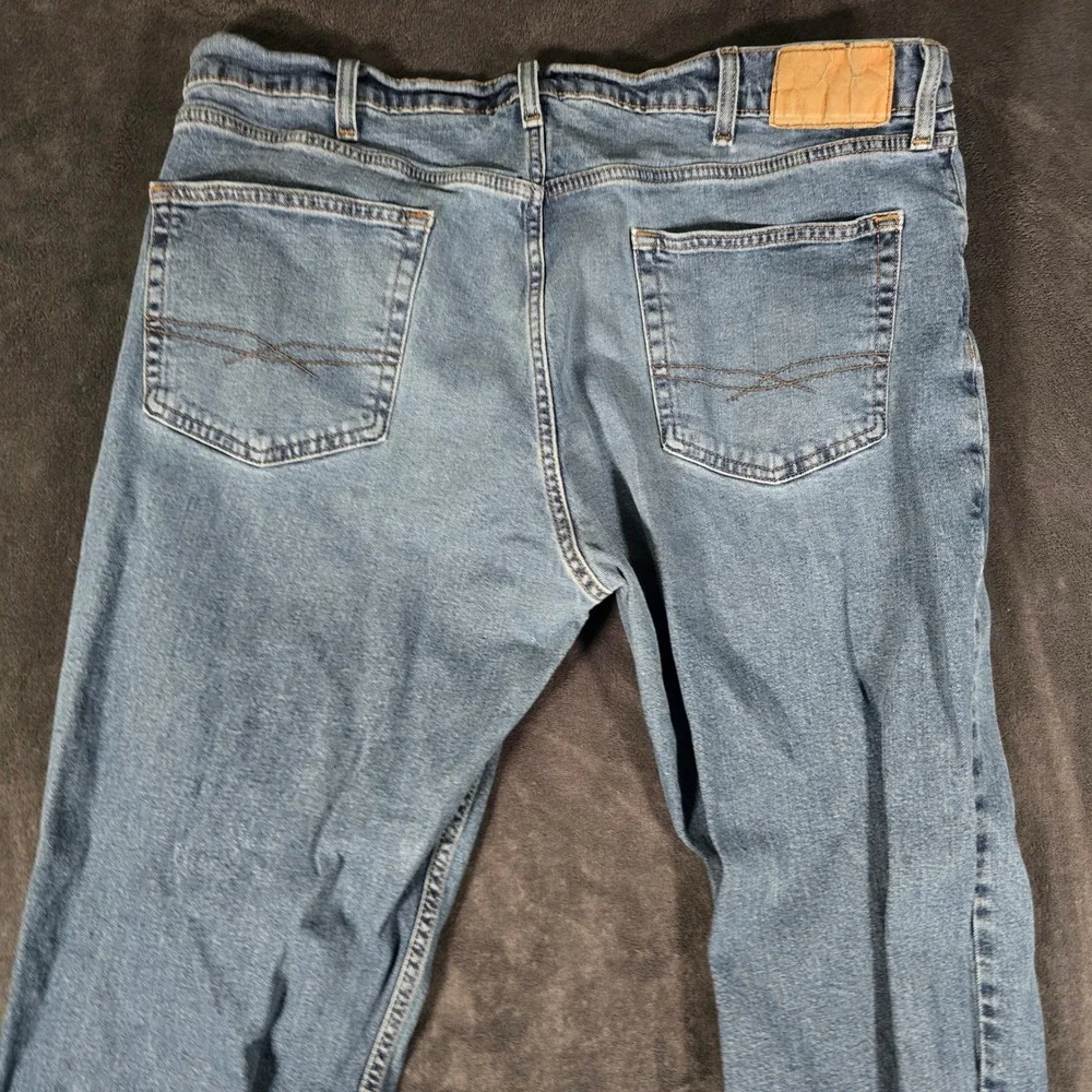 Levi Strauss Signature Relaxed Fit Jeans Mens‎ W38 L32 Light Wash Denim Pants